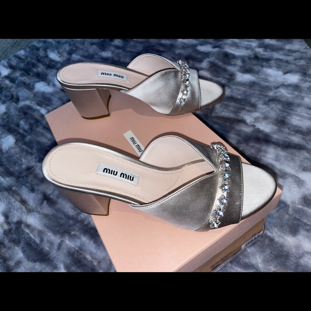 Miu Miu star mules - Picture 6 of 8